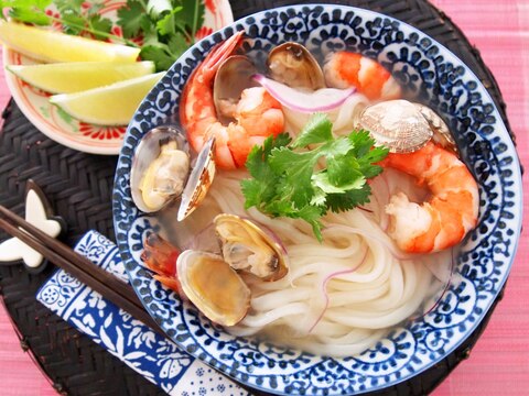 海鮮フォー風うどん